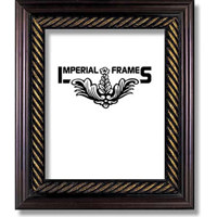 Imperial Frames Aristocrat, Wood Picture Frame for a 11" x 14" Photograph, Color: Silver with Gold Design