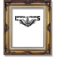 Imperial Frames Aristocrat, Wood Picture Frame for a 16" x 20" Photograph, Color: Mahogany with Gold High Lights