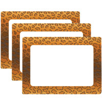 Sunshine Girl 4" x 6" Magnetic Postcard Picture Frame, 'Animal Safari', Frame Color: Green and Orange. Set of 3 Cards