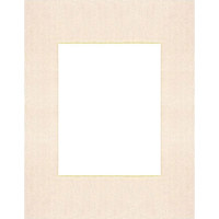 MCS Beveled Single Mat for 5x7 Prints Apricot