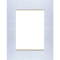 MCS Beveled Single Mat for 5x7 Prints Parisian Blue