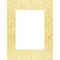 MCS Beveled Single Mat for 5x7 Prints Toasted Almond