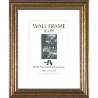 North American Essex, Wood Picture Frame with a 2" Wide Molding, for an 8" x 10" Photograph, Color: Pewter,