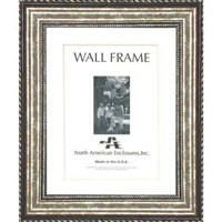 North American Essex, Wood Picture Frame with a 2" Wide Molding, for an 11" x 14" Photograph, Color: Pewter,