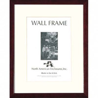 North American Regal, Wood Picture Frame with a n" Wide Molding, for an 8" x 10" Photograph, Color: Black,