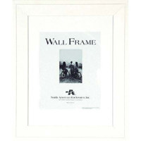 North American Luxor, Wood Picture Frame with a 2" Wide Molding, for an 8" x 10" Photograph, Color: Black,