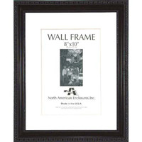 North American Luxor, Wood Picture Frame with a 2" Wide Molding, for an 8" x 10" Photograph, Color: White,