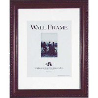 North American Essex, Wood Picture Frame with a 1-3/8" Wide Molding, for an 8" x 10" Photograph, Color: Black,