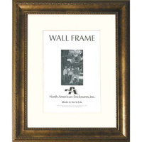 North American Essex, Wood Picture Frame with a 1-3/8" Wide Molding, for an 11" x 14" Photograph, Color: Pecan,