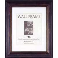 North American Astor, Wood Picture Frame with a 2" Wide Molding, for a 16" x 20" Photograph, Color: Silver,