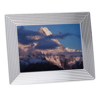 Pictronic Illuminated Flat Screen Photo Frame for a 5" x 7" Picture, White Plastic