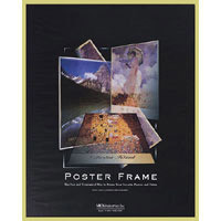 MCS Acrylic & Masonite Poster Frame for a 20" x 28" Photograph, Black, #22038