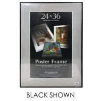MCS Acrylic & Masonite Poster Frame for a 24" x 36" Photograph, Black #22446