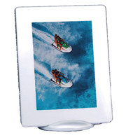 Pictronic Illuminated Flat Screen Photo Frame for a 5" x 7" Picture, Black Plastic.