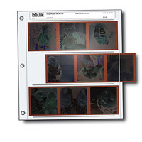Print File CD Portfolio Binder Case, 3 Ring 8" x 12" Binder with 1-1/4" D Rings holds 48 CDs.