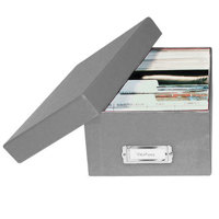 Print File Shoe Box Archival Print Storage Box, Holds Approximately 1000 4" x 6" Prints, Green Exterior.