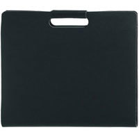 Prat Paris Start 3 Presentation Portfolio Case, Zippered Multi-ring Binder with Ten 14" x 17" Archival Sheet Protectors, Cover Color: Black.