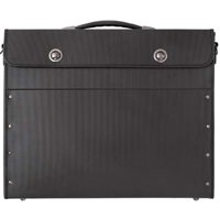 Prat UC-26 Hard Sided, Water Resistant Carry Case for Art Work, 26" x 10" x 2.5", Black