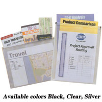 Itoya PolyZip Archival Storage & Presentation Envelope, 8.5" x 11", Horizontal Format, Clear, Pack of 12.