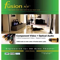 Fusion A/V 6' Standard Component 3 RCA Male to RCA Male RGB Video Cable