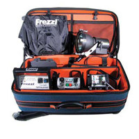 Frezzi SSGK1 400ACDC Super Sun Gun 400 Watt Single Head ACDC HMI Video Light Location Kit with Dimmable AC Dimmable DC Ballasts