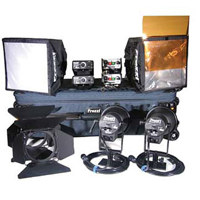 Frezzi SSGK1 400AC 400 Watt HMI Dual Head AC Location Kit with Dimmable AC Ballast