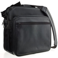 Adorama Mary Farace Daypack Backpack holds a Digital SLR with a 50-200mm Lens plus Accessories.
