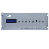 Gefen 16x16 DVI Crosspoint Matrix Video Switch 165MHz Bandwidth 12V p p Input Video Signal