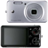 General Electric E1030 Digital Point & Shoot Camera, 10.1 Megapixels, 3x Optical Zoom, 4.5x Digital Zoom, 2.7" LCD Display, Black - With Free 1GB SD Card