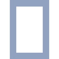 Adorama Single, Gallery 5x7" Mat for 3-1/2x5" Print - Misty Beige.