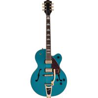 Gretsch G2410TG Streamliner Collection Hollow Body Single-Cut Electric Guitar with Bigsby, Ocean Turquoise
Gretsch G2410TG Streamliner Collection Hollow Body Single-Cut Electric Guitar with Bigsby, Ocean Turquoise