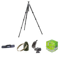 Gitzo GT3541 Series 3 6x CF Tripod Kit with GH3750QR Head Quick Release Plate 1373 14 Adorama Deluxe Tripod Case Double Bubble Level Tripod Hanger