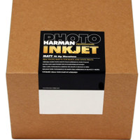Harman Hi-Matte Fiber Base MP Professional Fine Art Inkjet Paper, 12 mil, 17" x 50' Roll