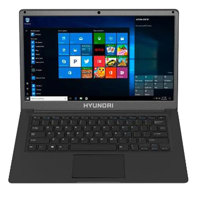 

Hyundai Technology Hybook 14.1" HD Notebook Computer, Intel Celeron N3350 1.1GHz, 4GB RAM, 64GB eMMC Memory, Windows 10 Home S Mode, Free Upgrade to Windows 11, Space Gray