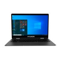 

Hyundai Technology HyFlip 13.3" Full HD 2-In-1 Multi-Touch Notebook Computer, Intel Celeron N3350 1.1GHz, 4GB RAM, 64GB eMMC Memory, Windows 10 Home S Mode, Free Upgrade to Windows 11, Space Gray