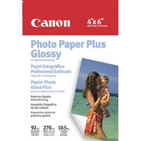 Canon Glossy Photo Inkjet Paper, 4" x 6", 50 Sheets.