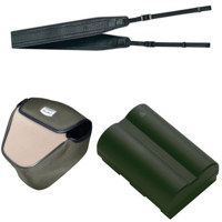 Canon PowerShot G6 Accessory Kit with BP-511A Battery, Soft Case & Neck Strap.