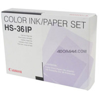Canon Color Ink/Paper Set HP-18IP Dye Sub Ink and Panorama Paper Set for the CD-300 Printer.
