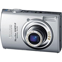 Canon Powershot SD870-IS Digital Camera, 8.0 Megapixel, 3.8x Optical, 4x Digital Zoom, 3" LCD Screen - Black