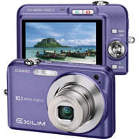 Casio Exilim EX-Z1080 Digital Camera, 10.1MP, 3x Optical & 4x Digital Zoom, YouTube Mode, 2.6" TFT Color Wide LCD Screen, Blue