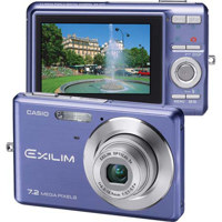 Casio Exilim Zoom EX-Z77 Digital Camera, 7.2MP, 3x Optical Zoom, 4x Digital Zoom, 2.6" Wide Screen LCD display, Black