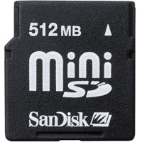SanDisk 256mb Micro Secure Digital, MicroSD, Memory Card.