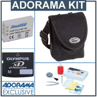 Advanced Accessory Kit for Pentax Optio M20, E10 Digital Cameras