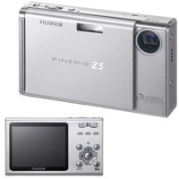 Fujifilm FinePix Z5fd Digital Camera, 6.3 Megapixel, 3x Optical Zoom, 6.2x Digital Zoom, and 2.5" LCD Screen, Wine Red