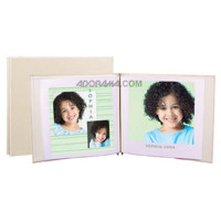 Lineco Pop Art Digital Album with 10 Pages, 12.5" x 13.5", Black