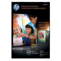 Hewlett Packard - HP Premium Plus Soft Gloss Photo Inkjet Paper, 11.5mil, 4" x 6", 60 Sheets
