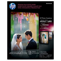 Hewlett Packard - HP Premium Plus High Gloss Photo Inkjet Paper  11.5 mil.  8.5&quot x 11&quot  25 Sheets