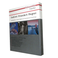 Hahnemuhle Art Print Aquarello, Warm White Matte Inkjet Paper, 170 g/mA, 8.5" x 11", 10 Sheets