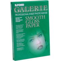 Ilford Galerie Smooth Glossy Resin Coated Inkjet Paper, 11" x 17", 25 Sheets