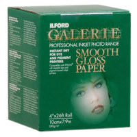Ilford 8.5" x 11" Smooth Range Inkjet Sample Pack with 12 Sheets of Paper, for Dye & Pigment Based Inks.